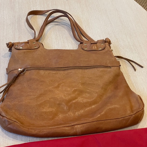 Pietro Alessandro Leather Bag Brien Crossbody Tote - Picture 1 of 9